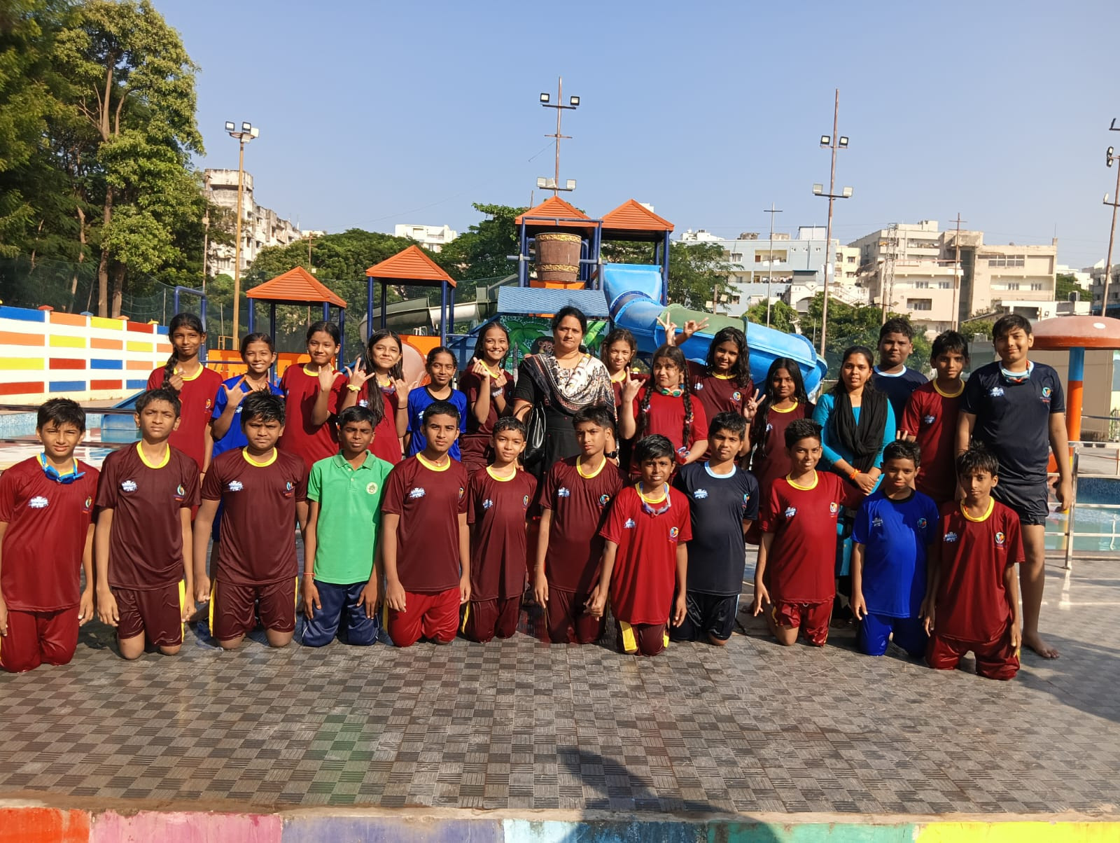 Picnic at Water World, Akkayapalem Classes 6th & 7th