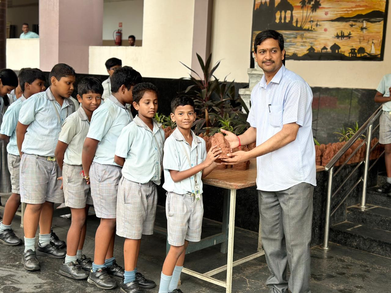 Clay Ganesha Distribution