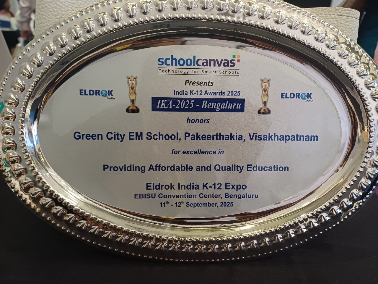 Principal Smt. Susheela received the prestigious recognition