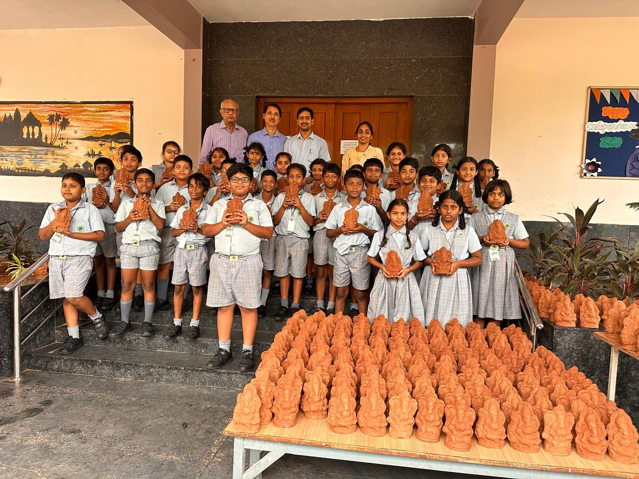 Clay Ganesha Distribution