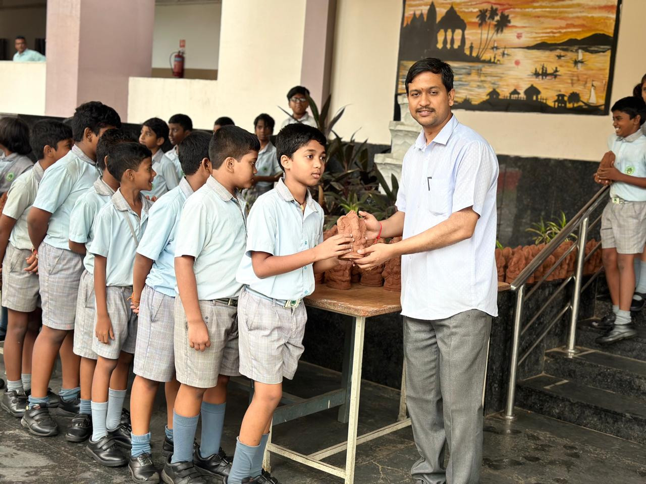 Clay Ganesha Distribution